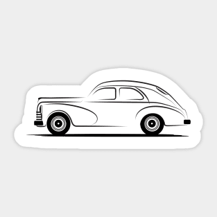 Peugeot 203 Black Sticker